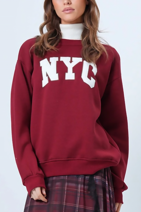 Ženska bluza NEVRILDA BORDO, Boja: bordo, IVET.HR - MODERNA ODJEĆA