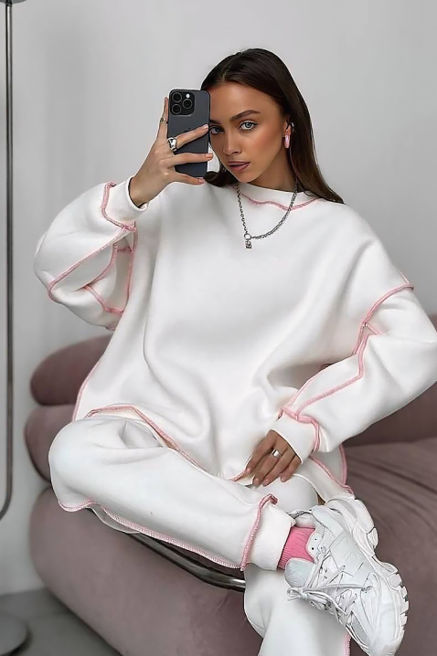 Komplet DERIOLSA, Boja: bijela, IVET.HR - MODERNA ODJEĆA