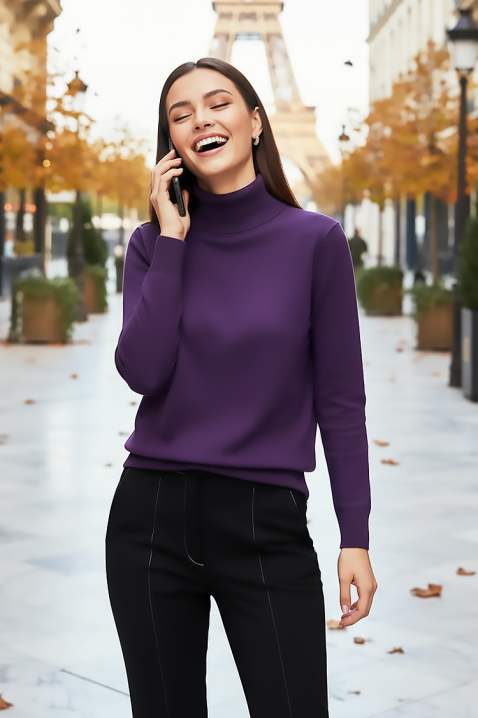 Džemper ERTIVOMA LILA, Boja: ljubičasta, IVET.HR - MODERNA ODJEĆA