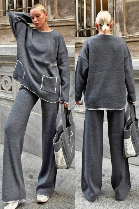 Komplet DAILENZA GREY, Boja: siva, IVET.HR - MODERNA ODJEĆA