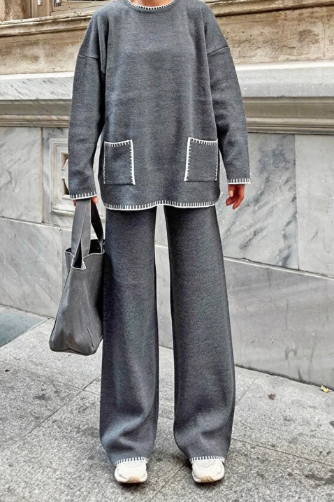 Komplet DAILENZA GREY, Boja: siva, IVET.HR - MODERNA ODJEĆA