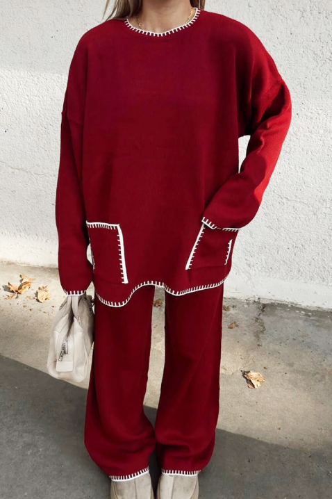 Komplet DAILENZA BORDO, Boja: bordo, IVET.HR - MODERNA ODJEĆA