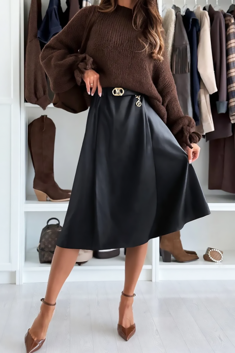 Suknja DORVELDA, Boja: crna, IVET.HR - MODERNA ODJEĆA