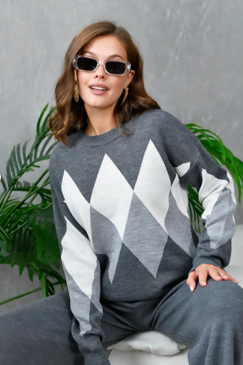 Komplet ATROASA, Boja: siva, IVET.HR - MODERNA ODJEĆA