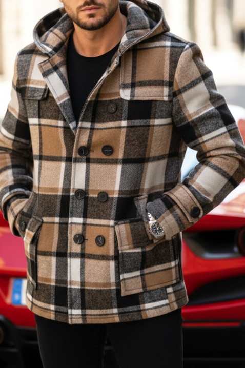 Muški kaput STERFO BEIGE, Boja: bež, IVET.HR - MODERNA ODJEĆA