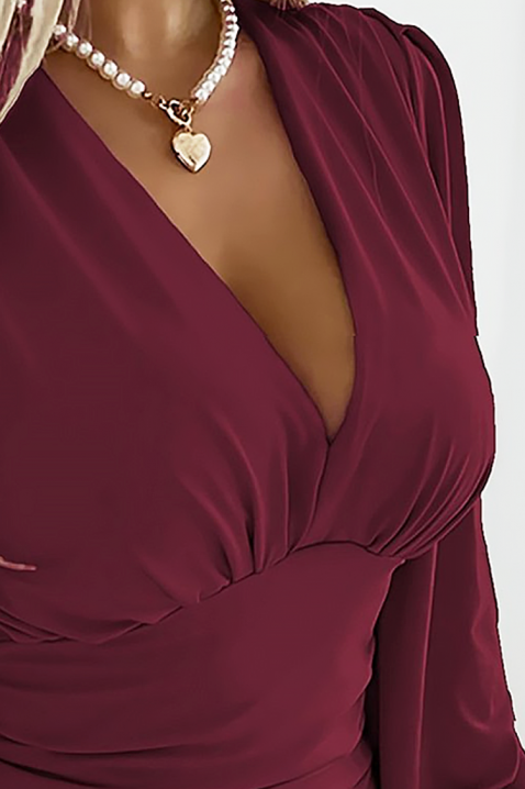 Ženska bluza SAVELDA BORDO, Boja: bordo, IVET.HR - MODERNA ODJEĆA