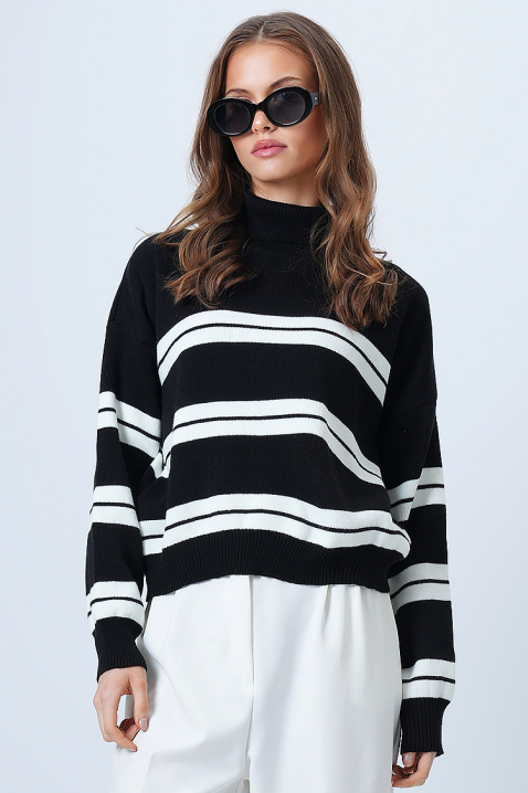 Džemper HIERZA, Boja: crna, IVET.HR - MODERNA ODJEĆA