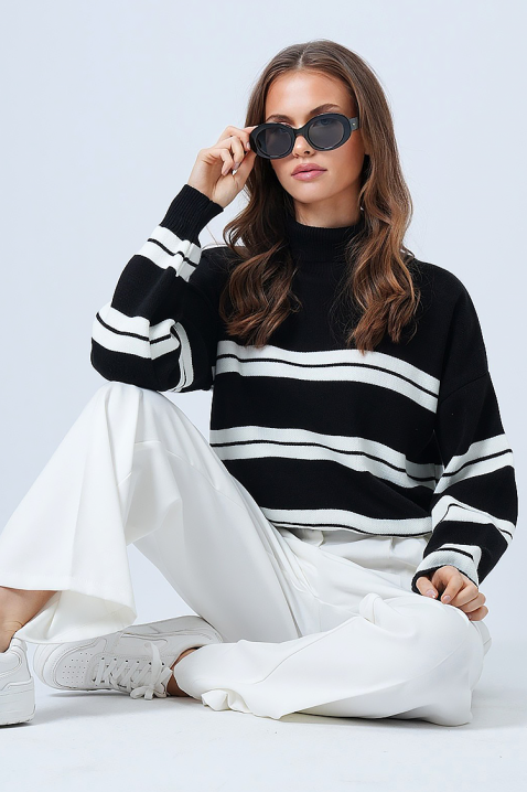 Džemper HIERZA, Boja: crna, IVET.HR - MODERNA ODJEĆA