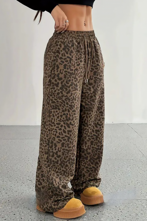 Hlače PANTELORA, Boja: leopard, IVET.HR - MODERNA ODJEĆA