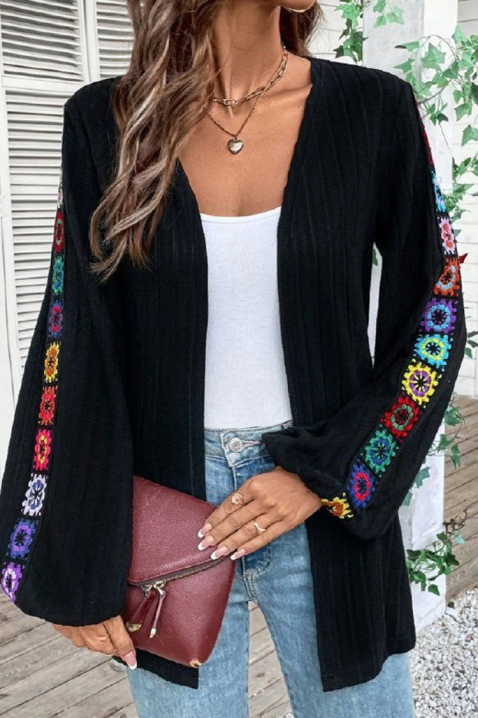 Kardigan RANZOLA BLACK, Boja: crna, IVET.HR - MODERNA ODJEĆA