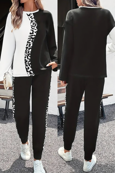 Komplet SEVANTA, Boja: crna i bijela, IVET.HR - MODERNA ODJEĆA