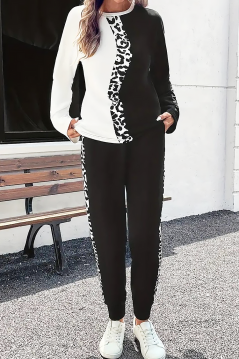 Komplet SEVANTA, Boja: crna i bijela, IVET.HR - MODERNA ODJEĆA