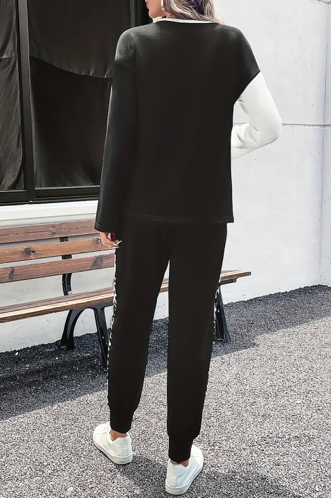 Komplet SEVANTA, Boja: crna i bijela, IVET.HR - MODERNA ODJEĆA