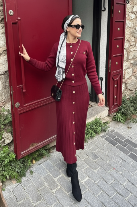 Komplet HELENZA BORDO, Boja: bordo, IVET.HR - MODERNA ODJEĆA