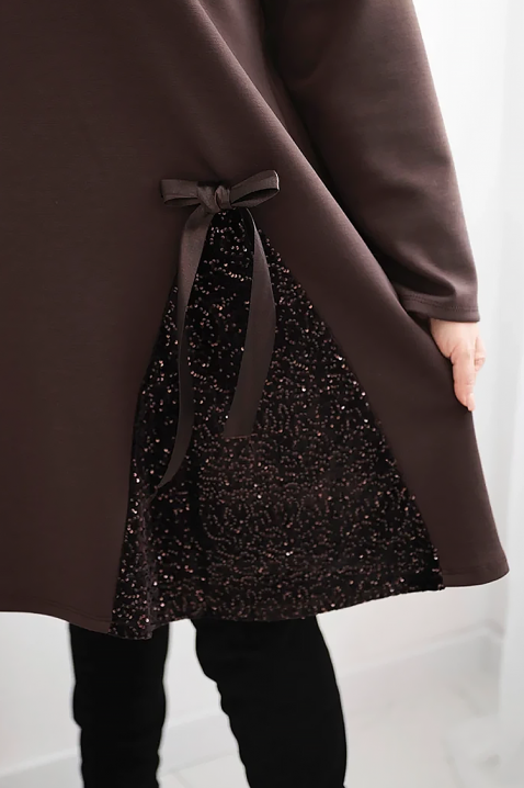 Haljina ARMIELDA BROWN, Boja: smeđa, IVET.HR - MODERNA ODJEĆA