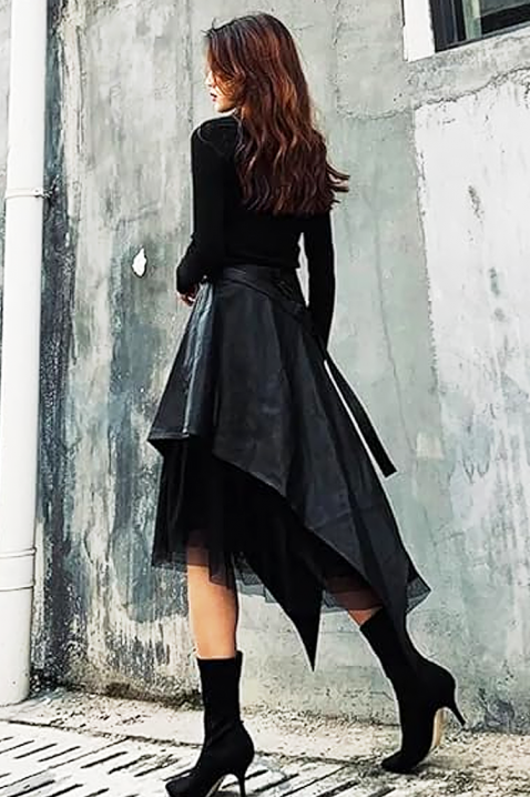 Suknja DREZILDA, Boja: crna, IVET.HR - MODERNA ODJEĆA