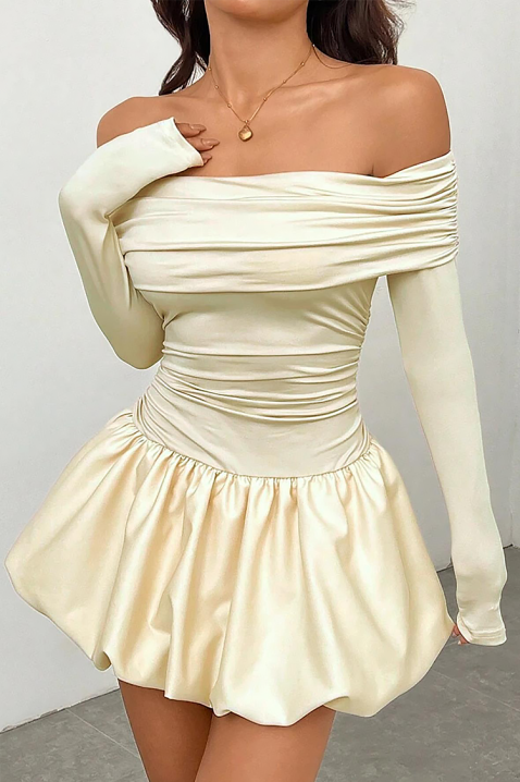 Haljina SEROLMA ECRU, Boja: drap, IVET.HR - MODERNA ODJEĆA