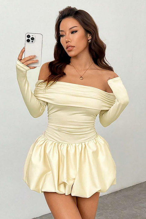 Haljina SEROLMA ECRU, Boja: drap, IVET.HR - MODERNA ODJEĆA