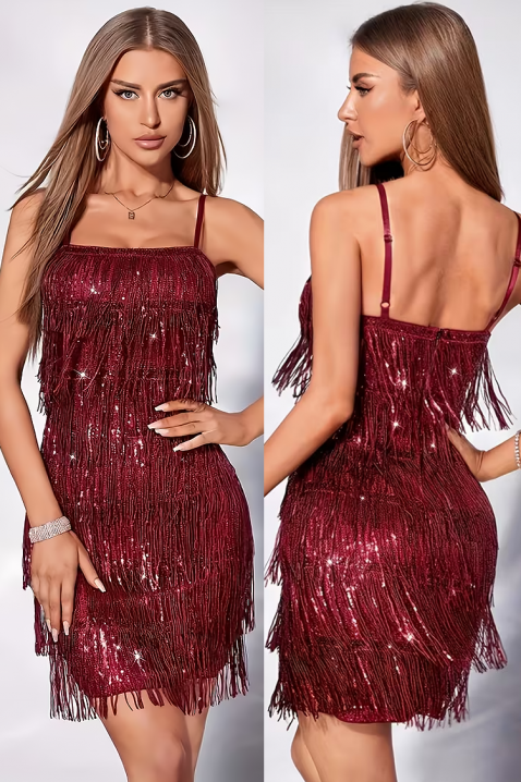 Haljina REZRENDA, Boja: bordo, IVET.HR - MODERNA ODJEĆA