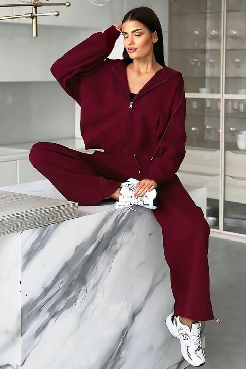 Komplet BOYANSA, Boja: bordo, IVET.HR - MODERNA ODJEĆA