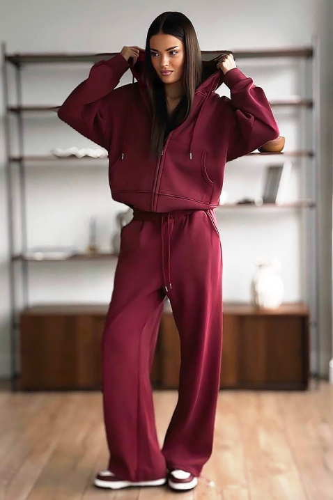 Komplet BOYANSA, Boja: bordo, IVET.HR - MODERNA ODJEĆA