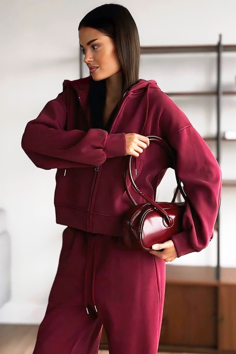 Komplet BOYANSA, Boja: bordo, IVET.HR - MODERNA ODJEĆA