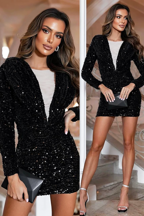 Haljina MOLTERZA BLACK, Boja: crna, IVET.HR - MODERNA ODJEĆA