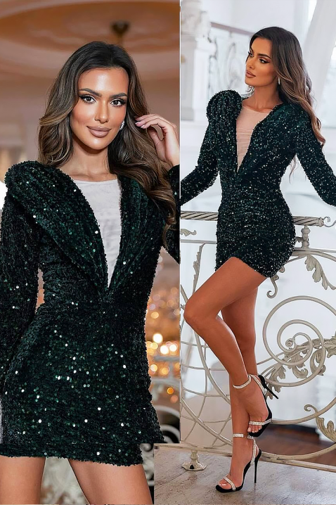 Haljina MOLTERZA GREEN, Boja: zelena, IVET.HR - MODERNA ODJEĆA