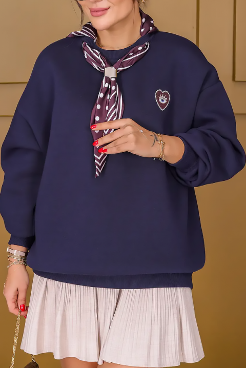 Ženska bluza ZAFERZA NAVY, Boja: tamnoplava, IVET.HR - MODERNA ODJEĆA