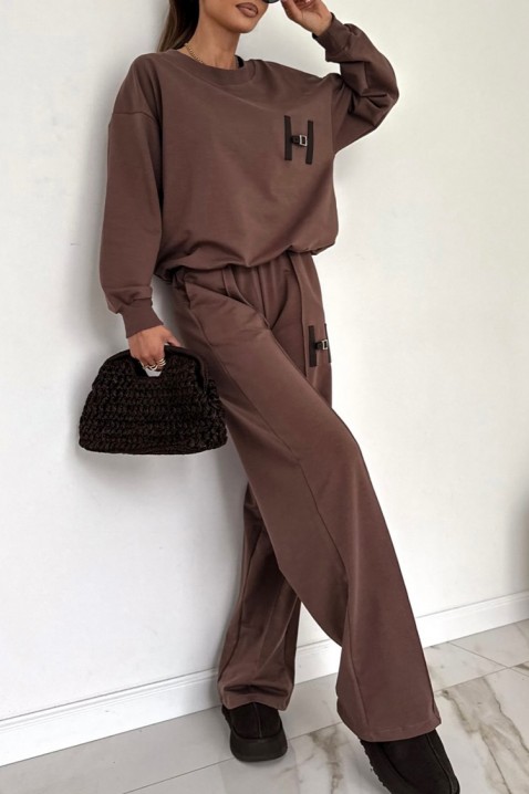 Komplet GLADORFA BROWN, Boja: smeđa, IVET.HR - MODERNA ODJEĆA