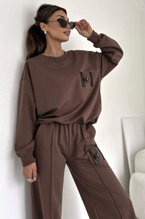 Komplet GLADORFA BROWN, Boja: smeđa, IVET.HR - MODERNA ODJEĆA