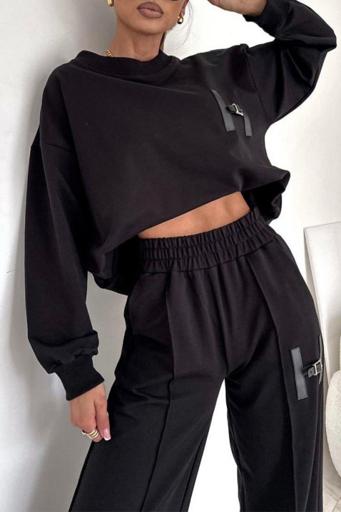 Komplet GLADORFA BLACK, Boja: crna, IVET.HR - MODERNA ODJEĆA