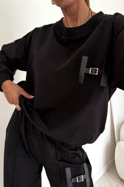 Komplet GLADORFA BLACK, Boja: crna, IVET.HR - MODERNA ODJEĆA