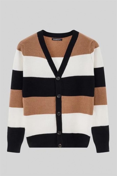 Muški kardigan LOBRELO BEIGE, Boja: bež, IVET.HR - MODERNA ODJEĆA