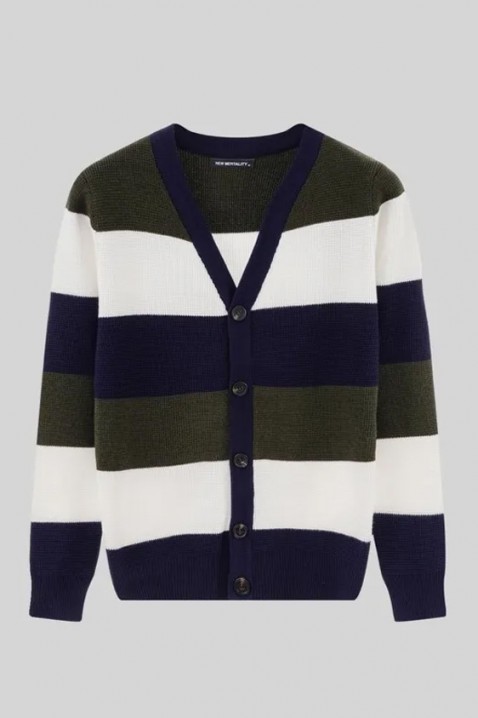 Muški kardigan LOBRELO KHAKI, Boja: kaki, IVET.HR - MODERNA ODJEĆA