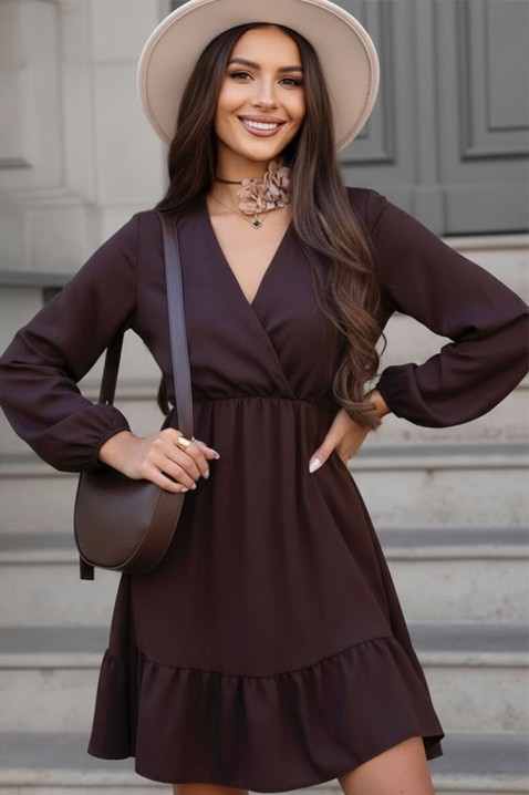 Haljina MONTEKA, Boja: smeđa, IVET.HR - MODERNA ODJEĆA