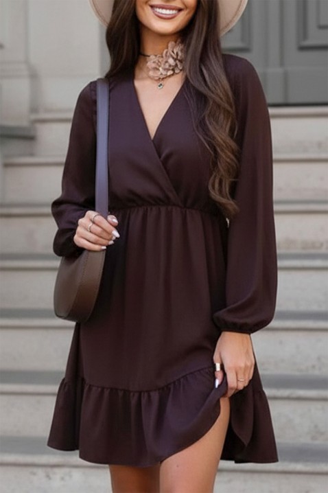 Haljina MONTEKA, Boja: smeđa, IVET.HR - MODERNA ODJEĆA