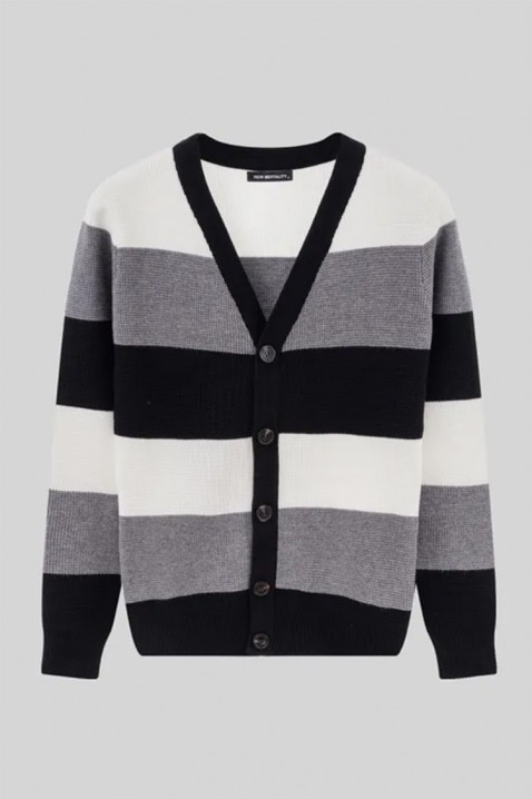 Muški kardigan LOBRELO GREY, Boja: siva, IVET.HR - MODERNA ODJEĆA