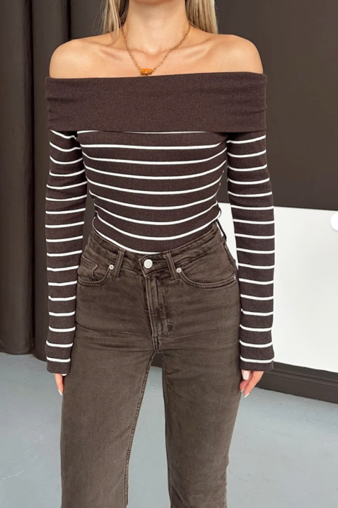 Ženska bluza PRESTILJA BROWN, Boja: smeđa, IVET.HR - MODERNA ODJEĆA