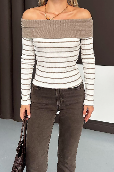 Ženska bluza PRESTILJA MOCHA, Boja: moka, IVET.HR - MODERNA ODJEĆA