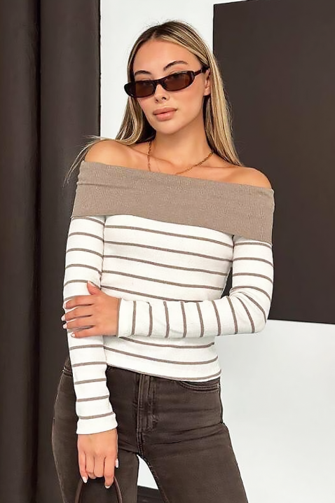 Ženska bluza PRESTILJA MOCHA, Boja: moka, IVET.HR - MODERNA ODJEĆA