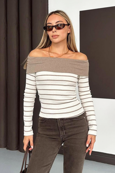 Ženska bluza PRESTILJA MOCHA, Boja: moka, IVET.HR - MODERNA ODJEĆA