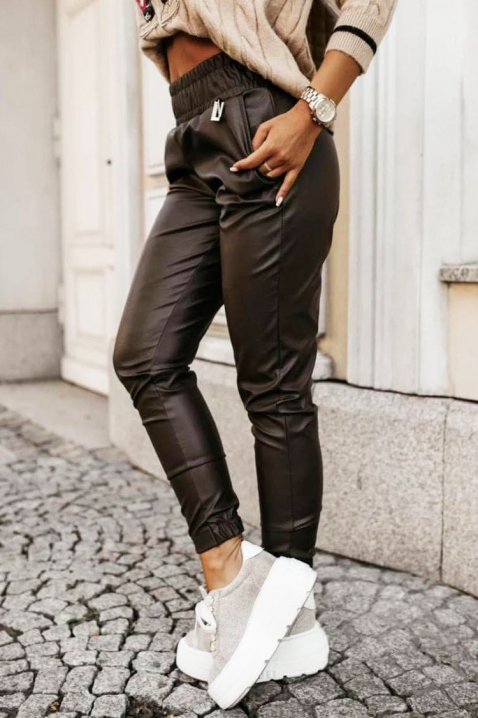 Hlače PRINEZA, Boja: crna, IVET.HR - MODERNA ODJEĆA