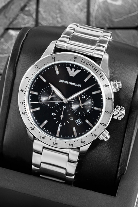 Muški sat Emporio Armani Mario AR11241, Boja: srebrna, IVET.HR - MODERNA ODJEĆA