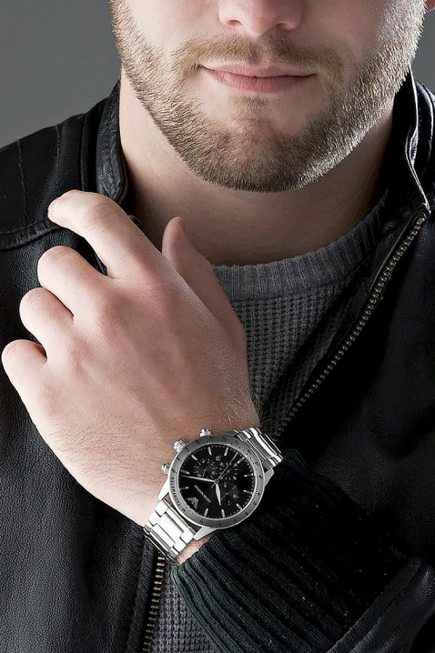 Muški sat Emporio Armani Mario AR11241, Boja: srebrna, IVET.HR - MODERNA ODJEĆA