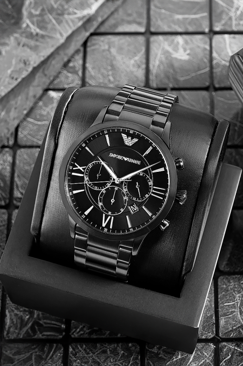 Muški sat Emporio Armani Giovanni AR11349, Boja: crna, IVET.HR - MODERNA ODJEĆA