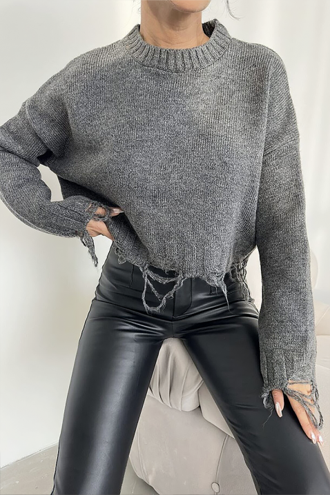 Džemper NEVRINZA GRAFIT, Boja: grafitna, IVET.HR - MODERNA ODJEĆA