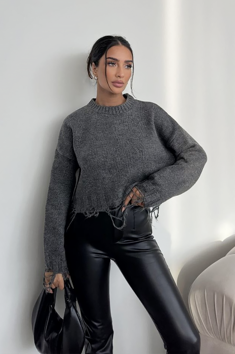 Džemper NEVRINZA GRAFIT, Boja: grafitna, IVET.HR - MODERNA ODJEĆA