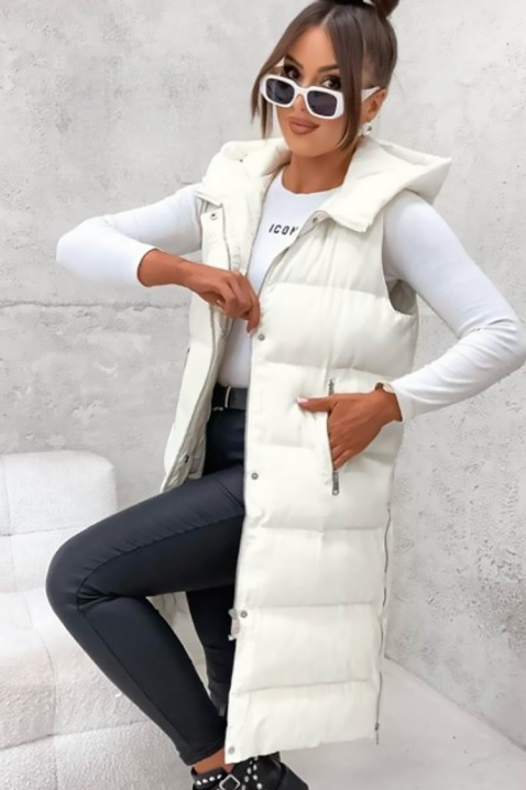 Prsluk GRENORZA WHITE, Boja: bijela, IVET.HR - MODERNA ODJEĆA