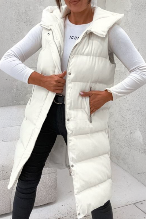 Prsluk GRENORZA WHITE, Boja: bijela, IVET.HR - MODERNA ODJEĆA